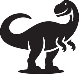 A Dinosaur Vector Art Illustration EPS File
