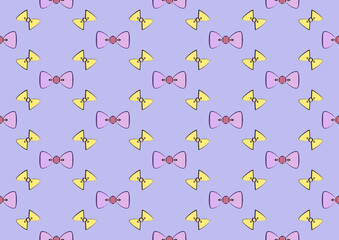 Pastel violet bows 