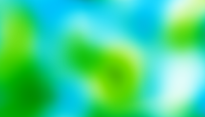 World environment day concept: green and blue abstract blur spots background with bokeh effect and transparency