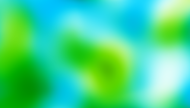 World environment day concept: green and blue abstract blur spots background with bokeh effect and transparency