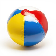 Colorful Beach Ball: Vibrant Inflatable Toy for Summer Fun and Outdoor Playtime