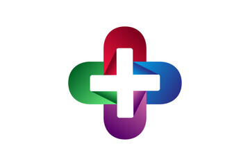 Healthcare plus sign medical symbol