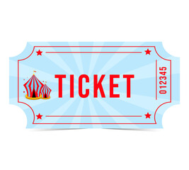 circus ticket template © evalinavectors