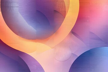 abstract colorful purple orange background with circles