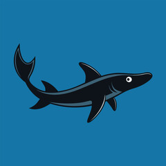 Shark Swimming in the Ocean