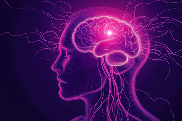Obraz premium human brain anatomy