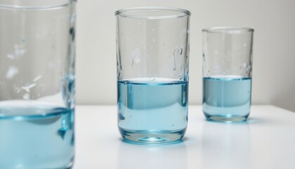 Discuss how the solvent's viscosity affects the transfer rate of liquids in different containers.