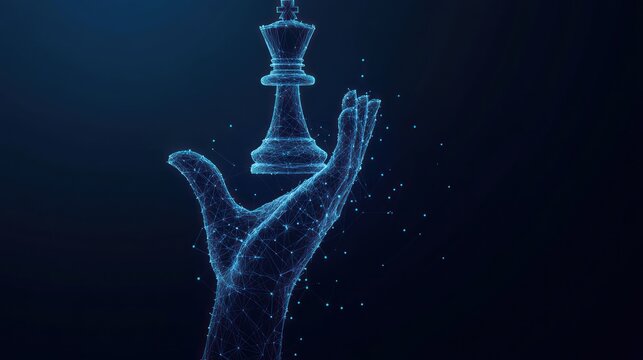 Digital Dominance: An Abstract Rendering of Strategy and Artificial Intelligence