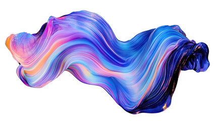 PNG Abstract fluid iridescent holographic curved wave in motion colorful gradient design abstract colors contemporary.