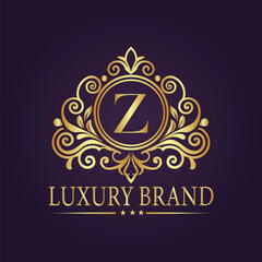 luxury gold logo concept
