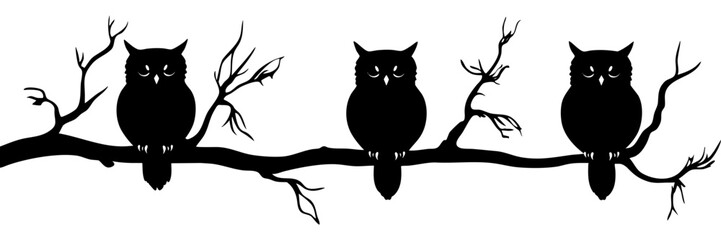 Intricate and Artistic Illustration of a Stylized Owl with Hollow Eyes and Unique Feather Patterns Set Against a Dark Background