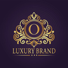 luxury gold logo concept
