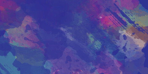 blue and green abstract fractal background 3d rendering illustration. Art wallpaper. Digital canvas. Painted texture. Multicolor brush strokes. marbled grunge and gradient blue green colors .