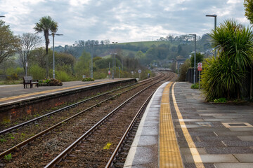 Lostwithiel train station cornwall uk 