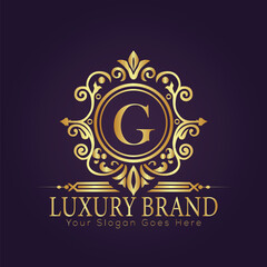 luxury gold logo concept