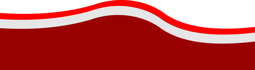 Red And White Border