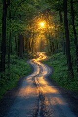 Obraz premium New Year 2025 Road Ahead Opportunity Strategy Success Future Growth Celebration Inspiration