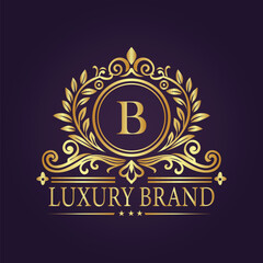 luxury gold logo concept