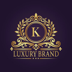 luxury gold logo concept