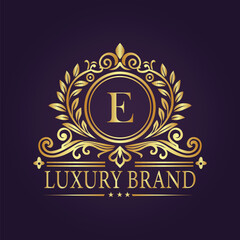 luxury gold logo concept