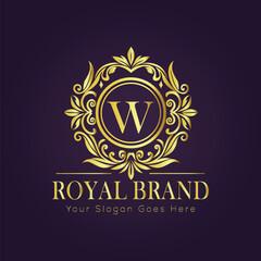 luxury gold logo concept