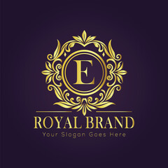 luxury gold logo concept
