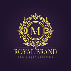 luxury gold logo concept