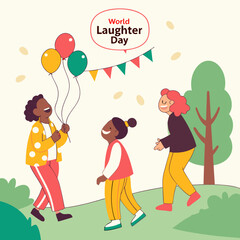 World Laughter Day was established in 1998 and the first celebration was on 10 May 1998, in Mumbai, India, arranged by Dr. Madan Kataria, founder of the worldwide Laughter Yoga movement. The day is no