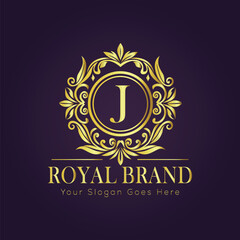 luxury gold logo concept