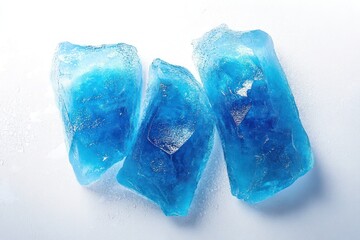 Obraz premium Cooling Ice Packs for Summer Heat Reuse and Prevention of Body Overheating