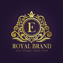 luxury gold logo concept