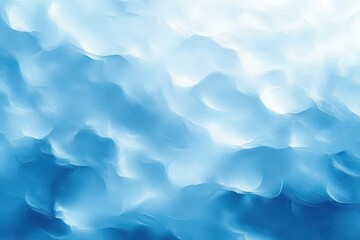 Obraz premium Water Ripple Effect Soft Pastel Blue Background Texture Pattern for Clean Environment and Refreshing Lifestyle