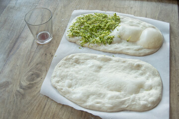 roman pinsa before being baked