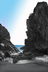 the tonnara beach at Palmi