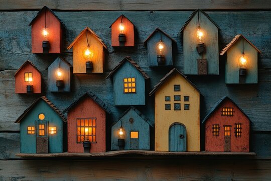 Houses and Light Bulbs: Creative Ideas for Living with Electricity and Energy