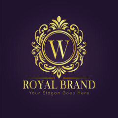 luxury gold logo concept