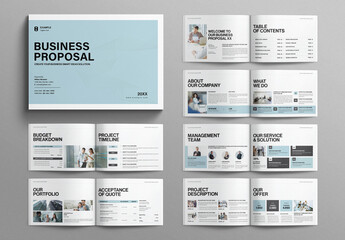Business Proposal Template Landscape