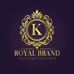 luxury gold logo concept