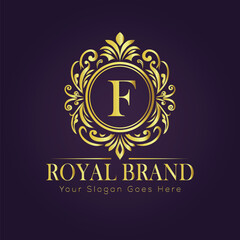 luxury gold logo concept