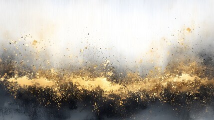 Obraz premium Abstract Gold Black Grey Art Painting Texture