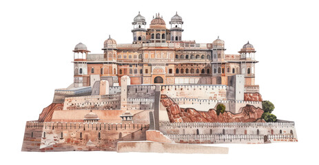 PNG Architecture illustration building traditional.