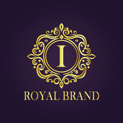 luxury gold logo concept