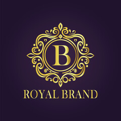 luxury gold logo concept