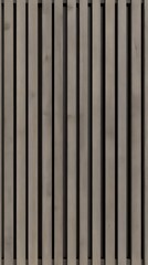 Obraz premium Wooden Slats Gray Wall Texture Background