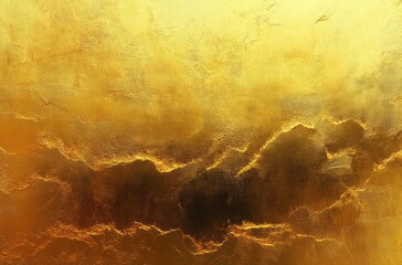 Golden Abstract Expressionism Texture with Warm Diffused Lighting
