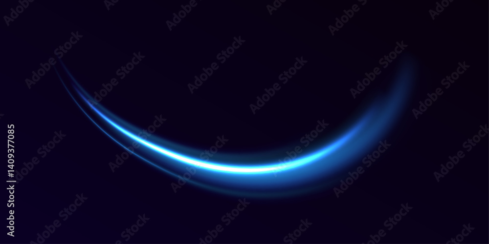 Poster a glowing blue circle floats above a dark background. the light pulses gently, creating a calming an