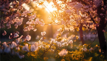 autumn leaves in the sun