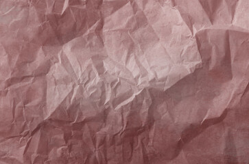 Pink crumpled paper for background image