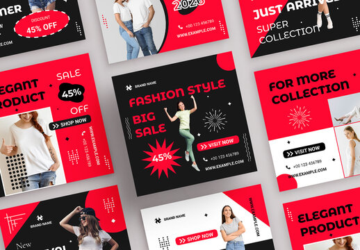 Fashion Social Media Post Template