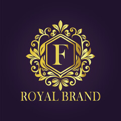 luxury gold logo concept